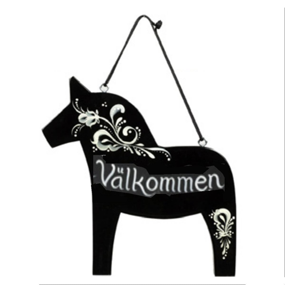 Swedish Dala Horse Tea Towel Swedish Horse Kitchen Towel 