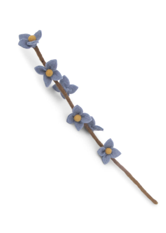 Felted Wool Flowers on Stalk