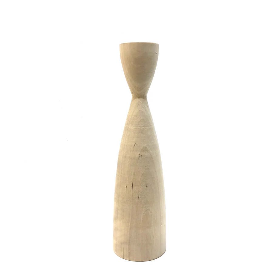 Swedish Wood Candle Holders Natural Birch