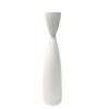 Swedish Wood Candle Holders - White