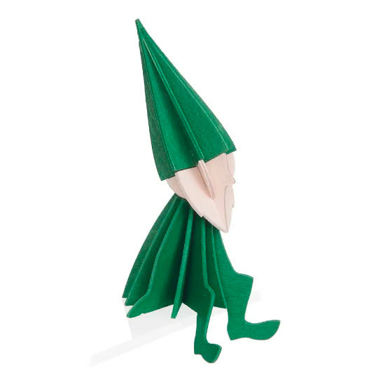 Dark Green Lovi Elf 3D Puzzle Shelf Sitter