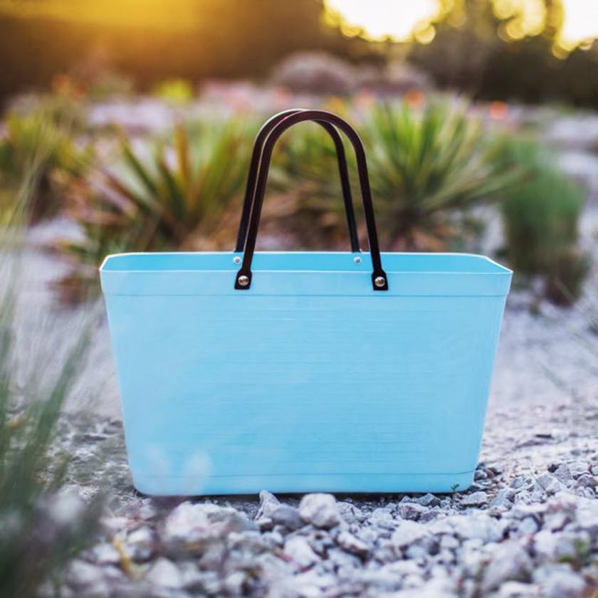 Hinza Bag - Large Turquoise Tote Made in Sweden